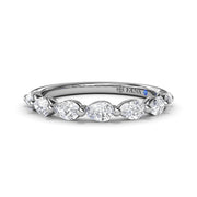 Angelic Oval Diamond Band
