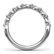 Angelic Oval Diamond Band