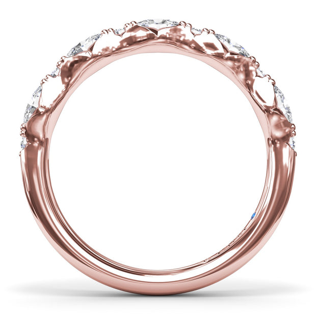 Round Cluster Diamond Ring