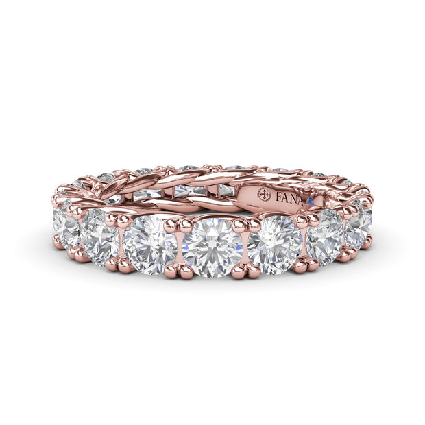 Round Diamond Eternity Band