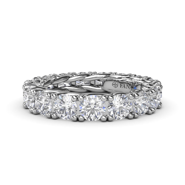Round Diamond Eternity Band