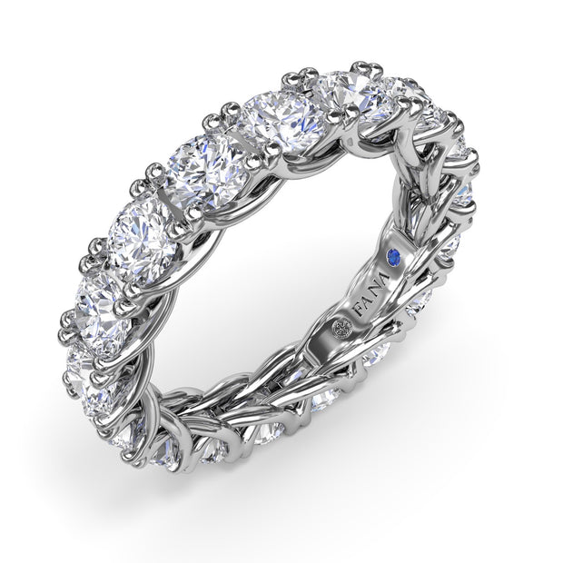 Round Diamond Eternity Band