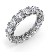 Round Diamond Eternity Band