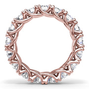 Round Diamond Eternity Band