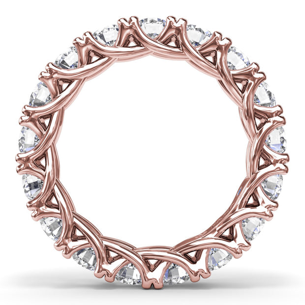 Round Diamond Eternity Band