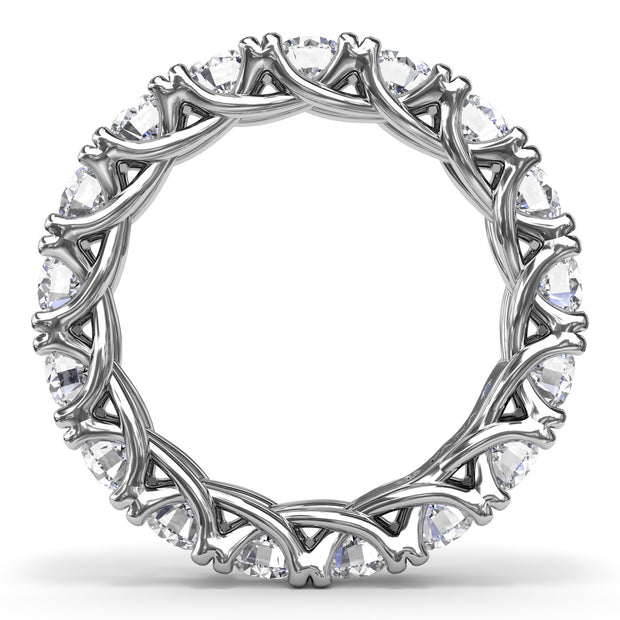 Round Diamond Eternity Band