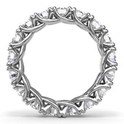 Round Diamond Eternity Band