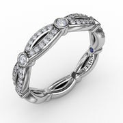 Diamond Bezel Set Band