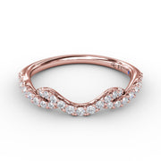 Curved Diamond Ring