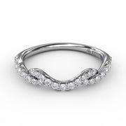 Curved Diamond Ring