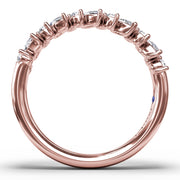 Floating Marquise and Round Diamond Ring
