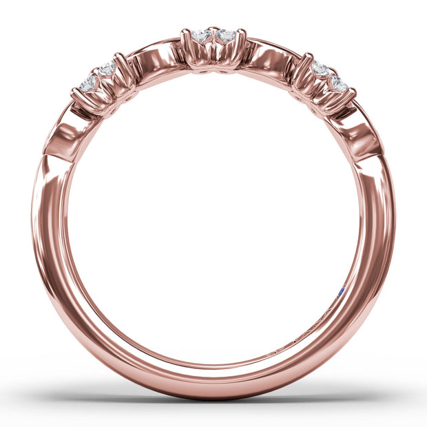 Mixed Marquise and Floral Diamond Ring