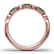 Mixed Marquise and Floral Diamond Ring