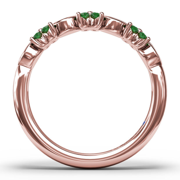 Mixed Marquise and Floral Diamond Ring