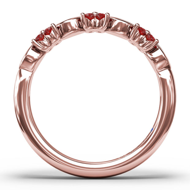 Mixed Marquise and Floral Diamond Ring