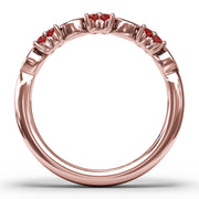 Mixed Marquise and Floral Diamond Ring