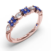Mixed Marquise and Floral Diamond Ring