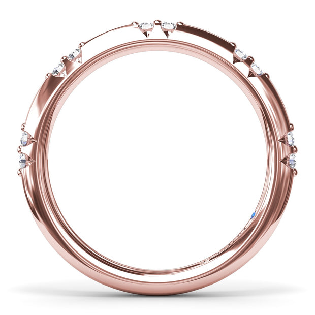 Flush Setting Diamond Band