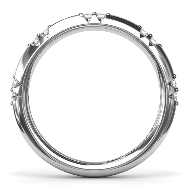Flush Setting Diamond Band