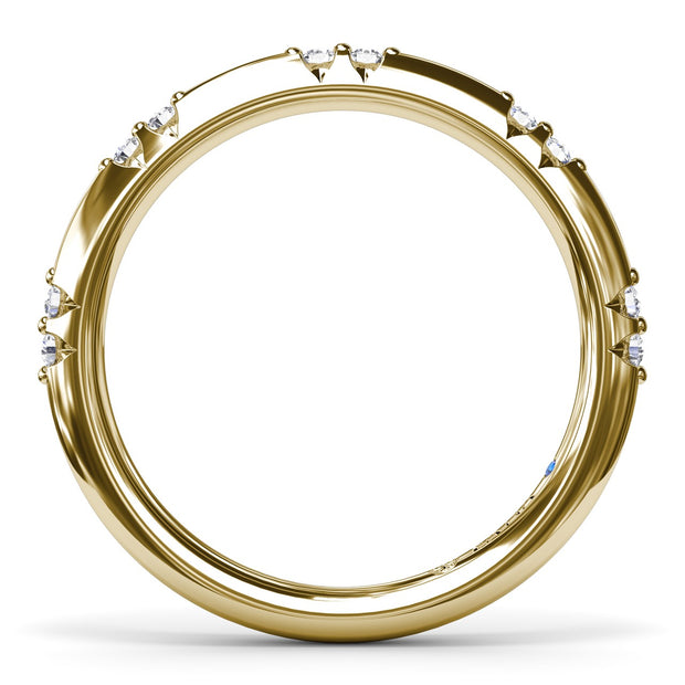 Flush Setting Diamond Band