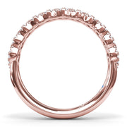 Marquise Shaped Diamond Band