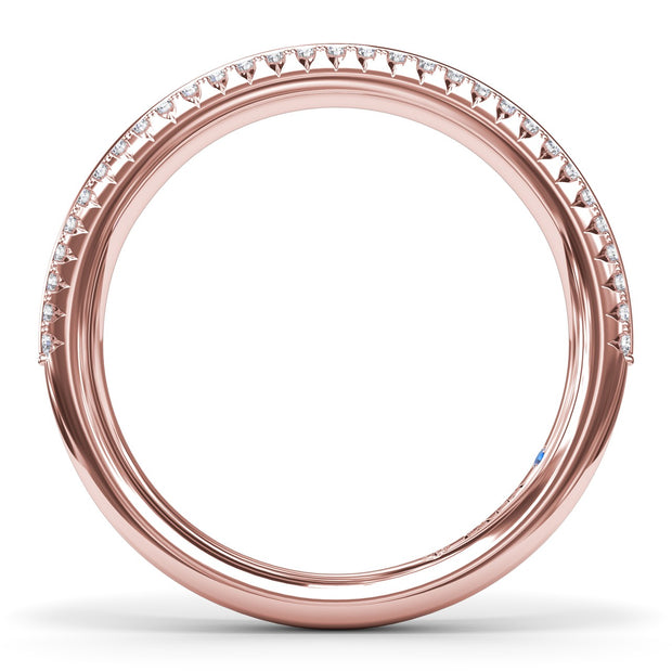 Split Pavé Diamond Band
