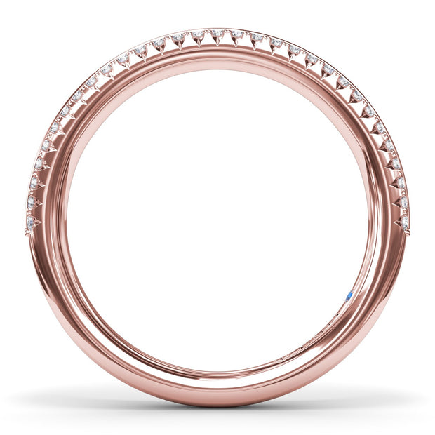 Split Pavé Diamond Band