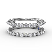 Single Prong Diamond Insert Ring