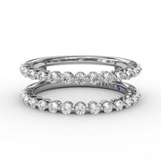 Single Prong Diamond Insert Ring
