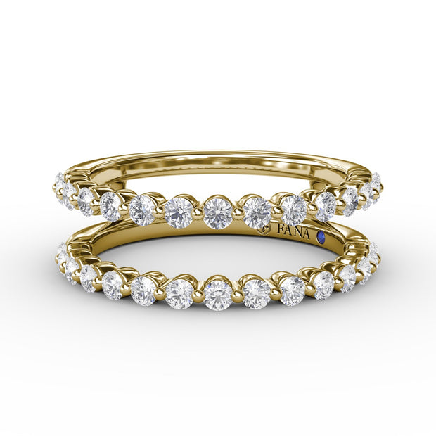 Single Prong Diamond Insert Ring