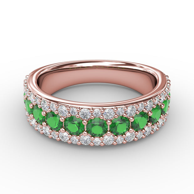 No One Like You Emerald and Diamond Ring