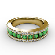 Destined To Be Emerald and Diamond Ring